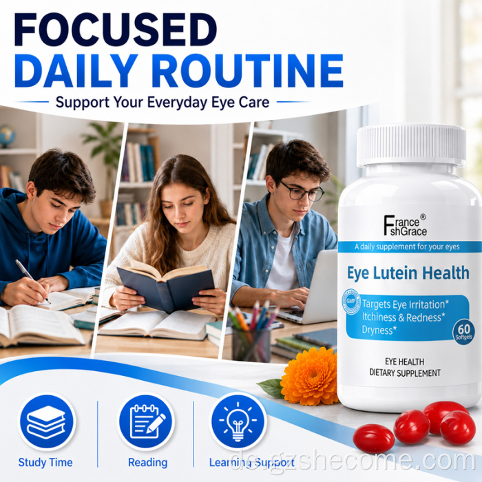 Shecome Eye Lutein Health Softgels Trockenheitsunterstützung